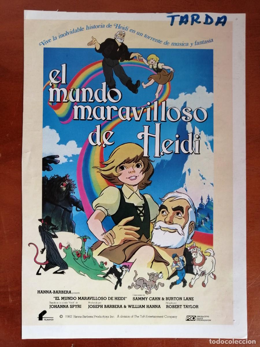 Cine: G3523 EL MUNDO MARAVILLOSO DE HEIDI-SENCILLO-DIBUJOS ANIMADOS
