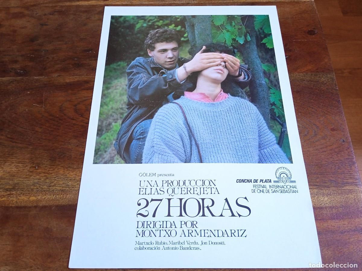 Cine: 27 horas - Martxelo Rubio, Maribel Verdu, A. Banderas, Montxo Armendariz - Guia original Golem 1986