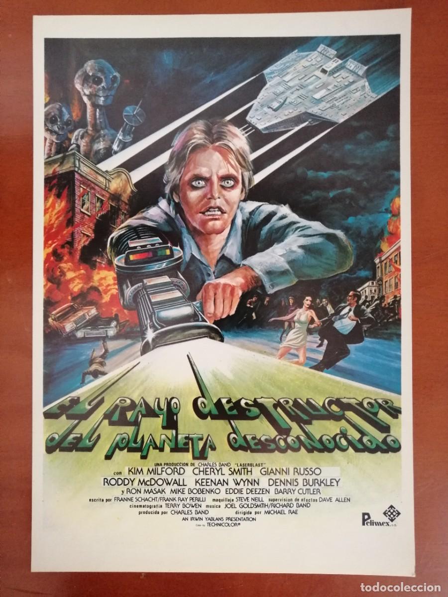 Cine: G3734 EL RAYO DESTRUCTOR DEL PLANETA DESCONOCIDO-SENCILLO