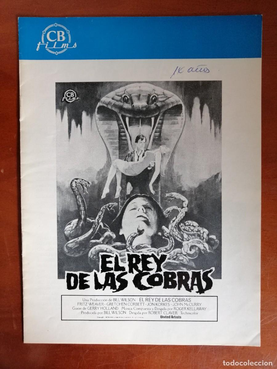 Cine: G3784 EL REY DE LAS COBRAS-LIBRO 8 PAGINAS