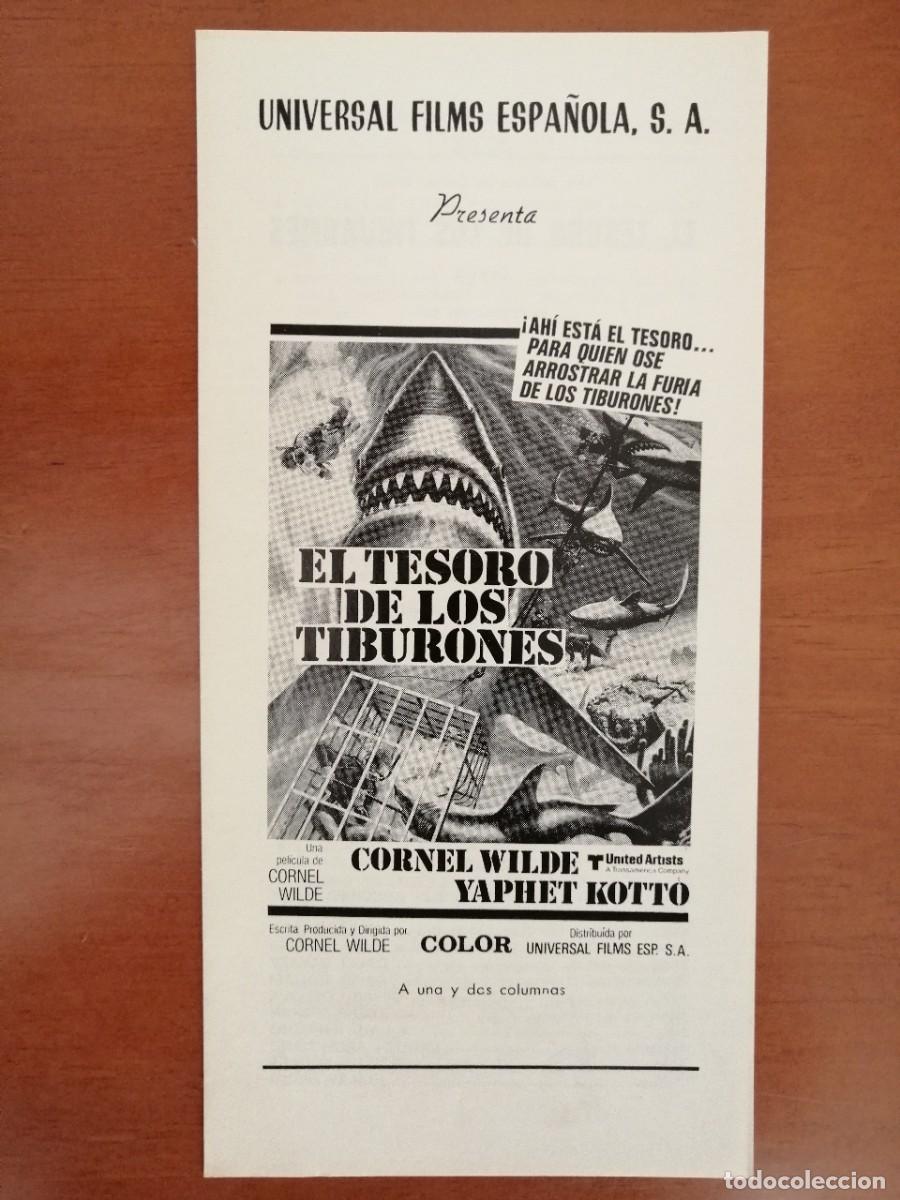 Cinema: G3936 EL TESORO DE LOS TIBURONES-TRIPLE