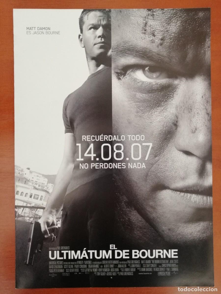Cine: G4007 EL ULTIMATUM DE BOURNE-DOBLE