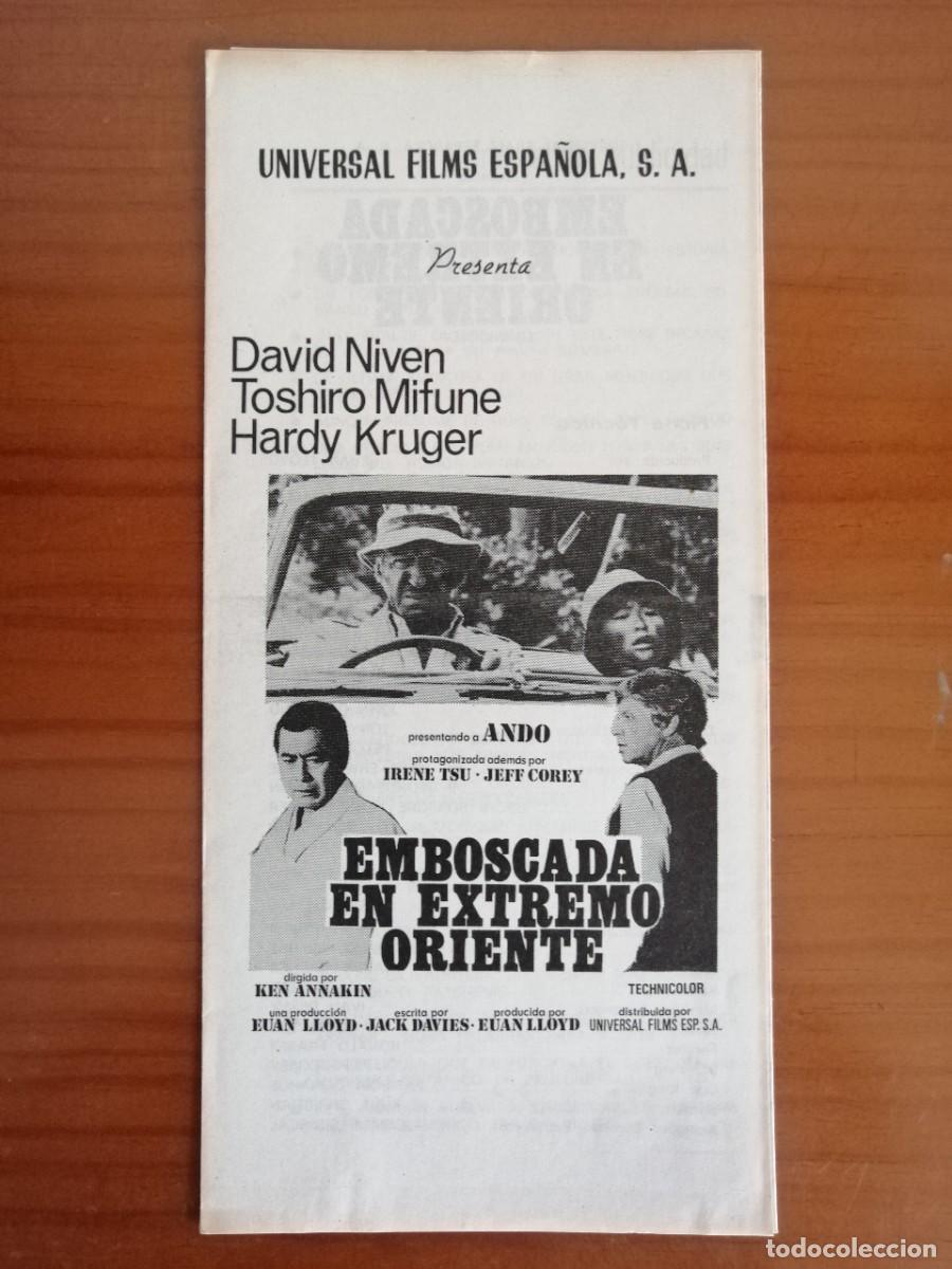 Cine: G4166 EMBOSCADA EN EXTREMO ORIENTE-TRIPLE