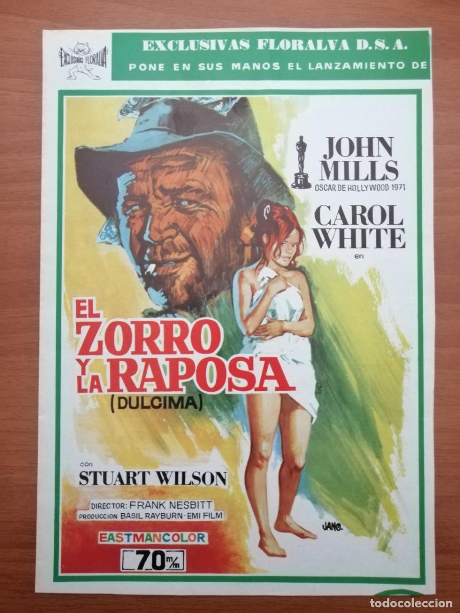 Cinema: G4122 EL ZORRO Y LA RAPOSA (DULCIMA)-DOBLE