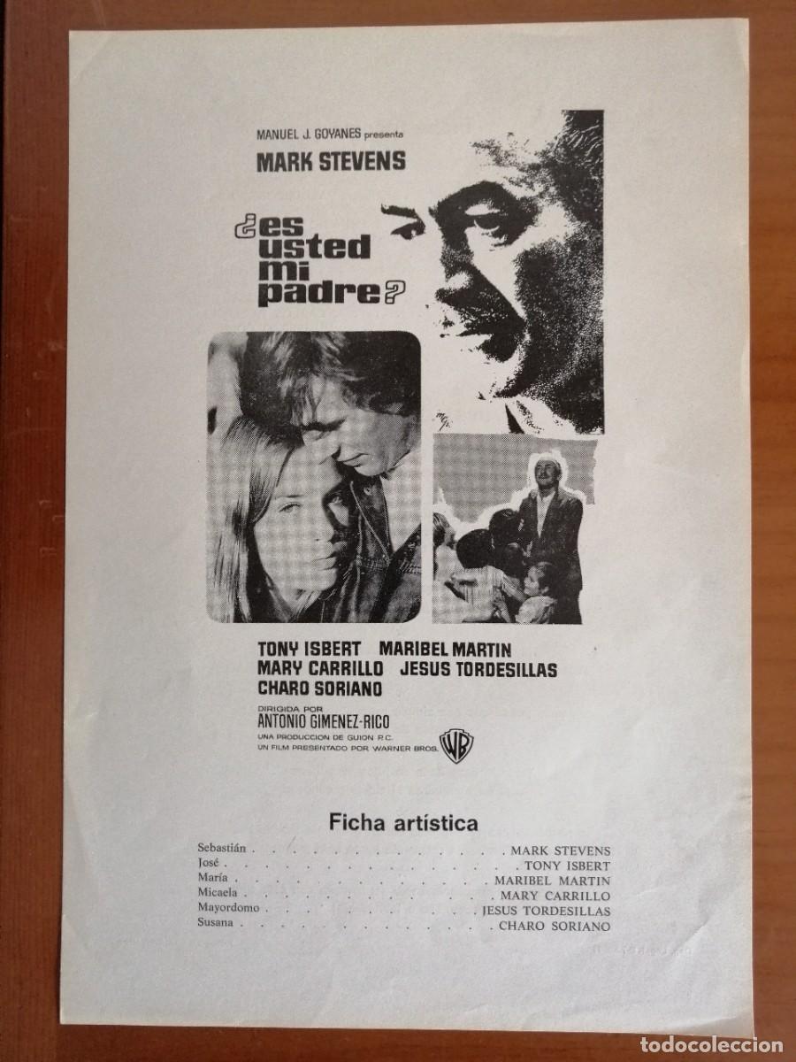 Cine: G4347 ES USTED MI PADRE-SENCILLO
