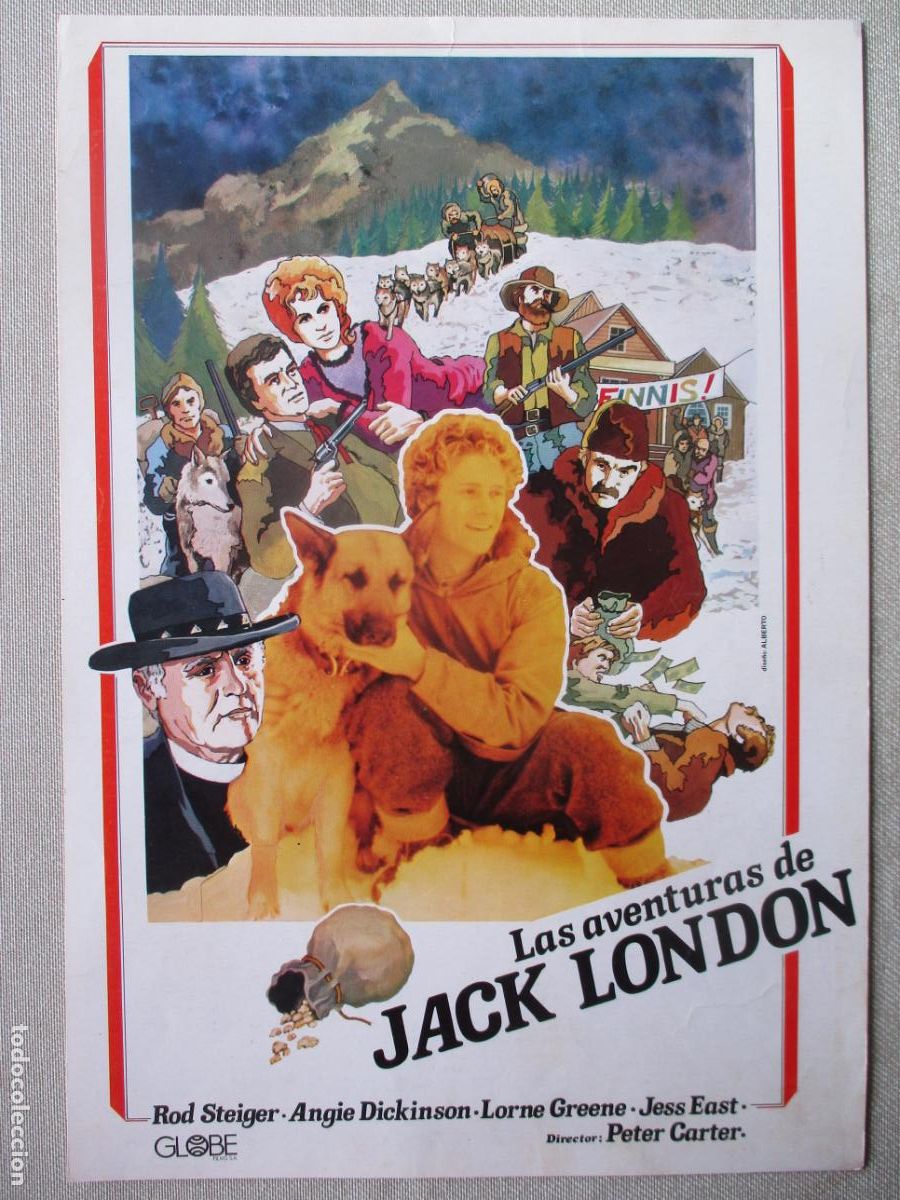 Cine: LAS AVENTURAS DE JACK LONDON. GUIA ORIGINAL ESTRENO. PEDIDO MINIMO EN GUIAS 10 EUROS.
