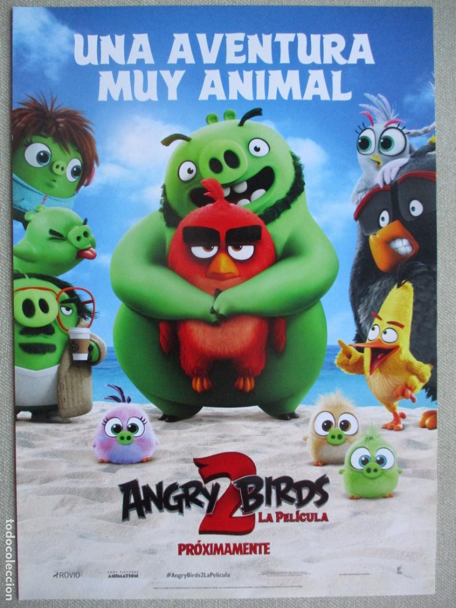 Cine: ANGRY BIRDS 2. GUIA ORIGINAL ESTRENO. PEDIDO MINIMO EN GUIAS 10 EUROS.