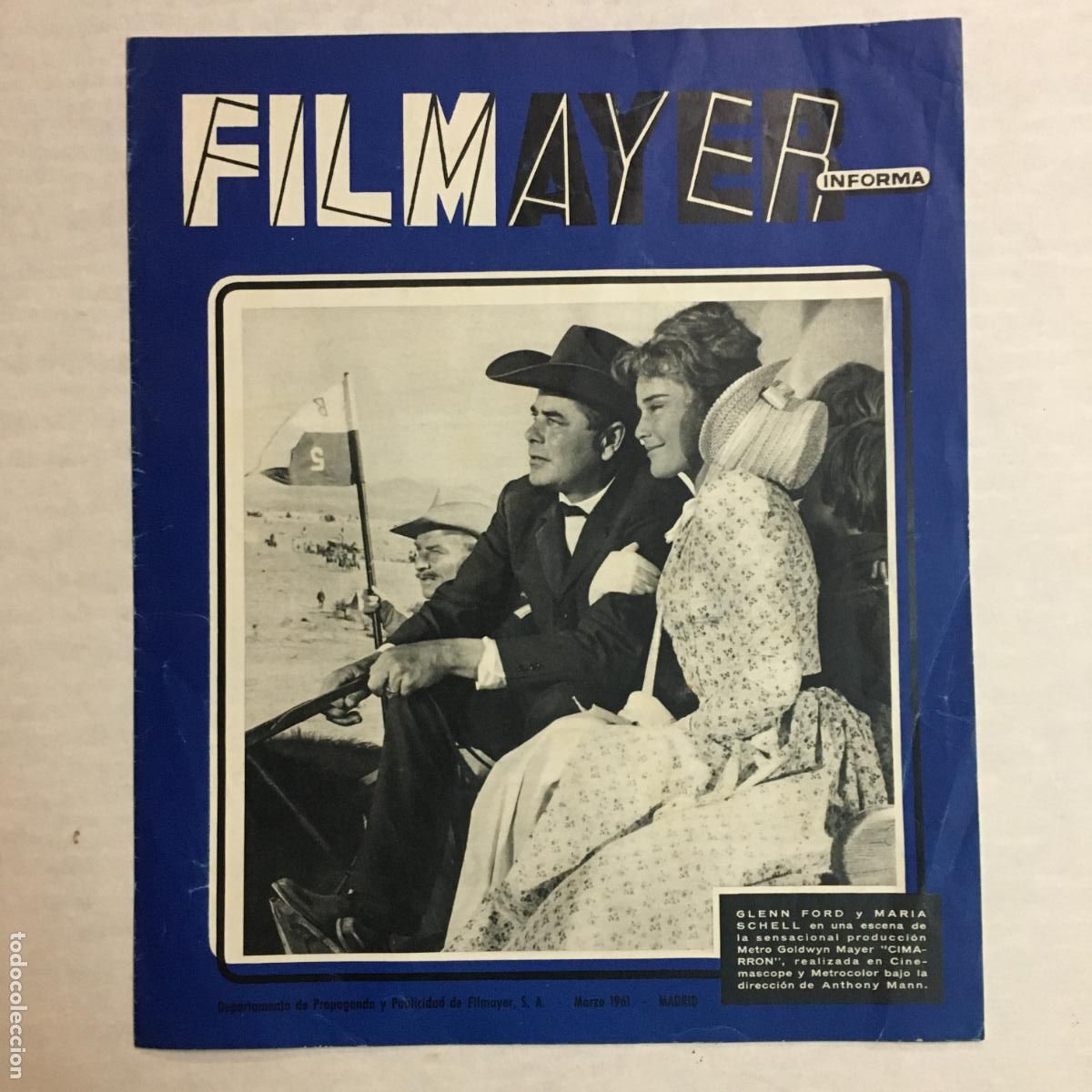 Cinema: G10104 CIMARRON EL CID COLOSO DE RODAS HESTON BRONSTON NOTICIARIO ORIGINAL FILMAYER