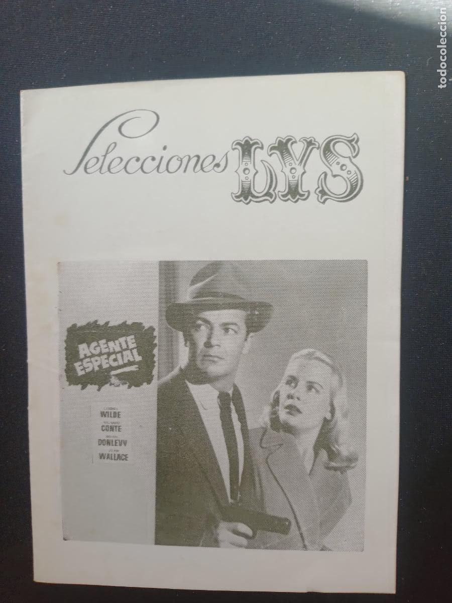 Cin&eacute;ma: AGENTE ESPECIAL. CARTELERA SEMANAL VALENCIA CINEMA SELECCIONES LYS A&Ntilde;OS 50