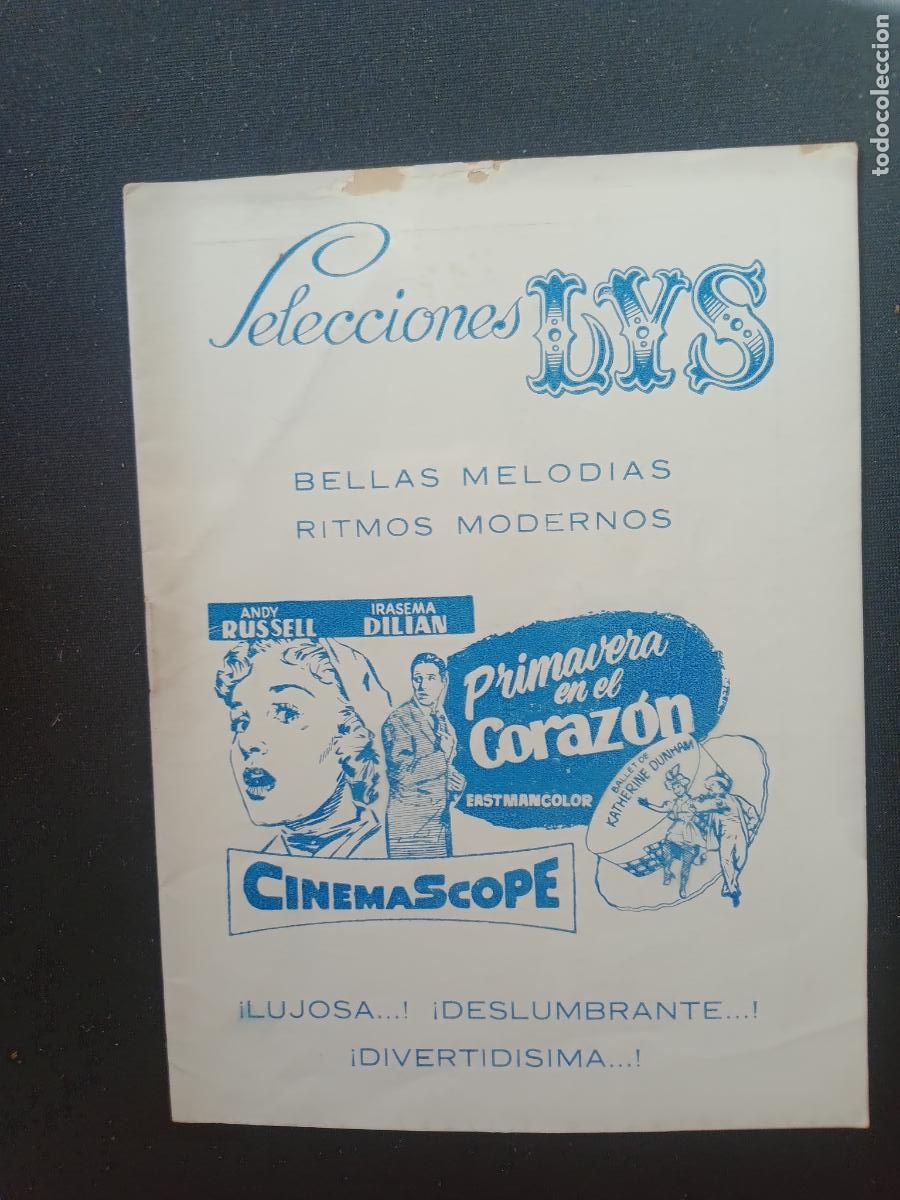 Cin&eacute;ma: PRIMAVERA EN EL CORAZON. CARTELERA SEMANAL VALENCIA CINEMA SELECCIONES LYS A&Ntilde;OS 50