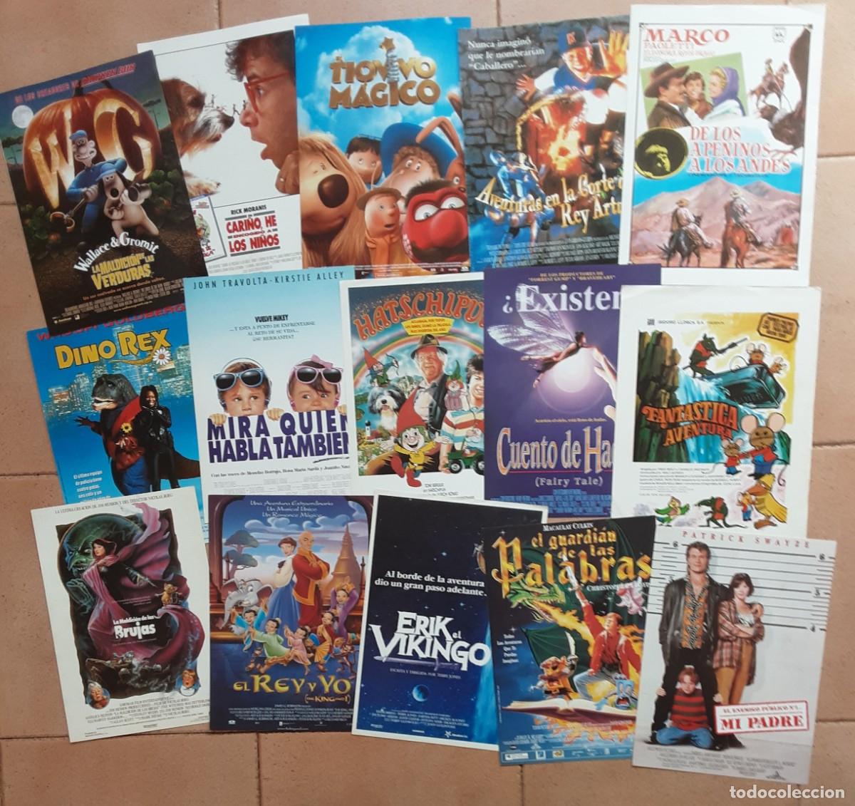 Cine: Lote de 25 gu&iacute;as cine infantil y fant&aacute;stico