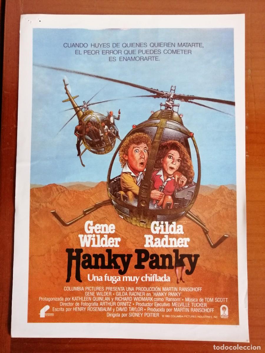 Cinema: G4998 HANKY PANKY (UNA FUGA MUY CHIFLADA)