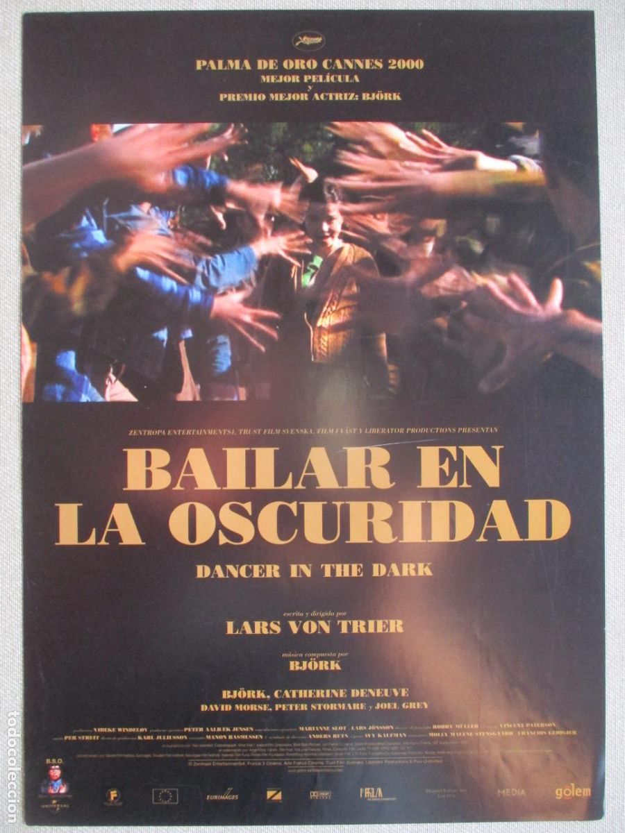 Kino: BAILAR EN LA OSCURIDAD. GUIA ORIGINAL ESTRENO. PEDIDO MINIMO EN GUIAS 10 EUROS.