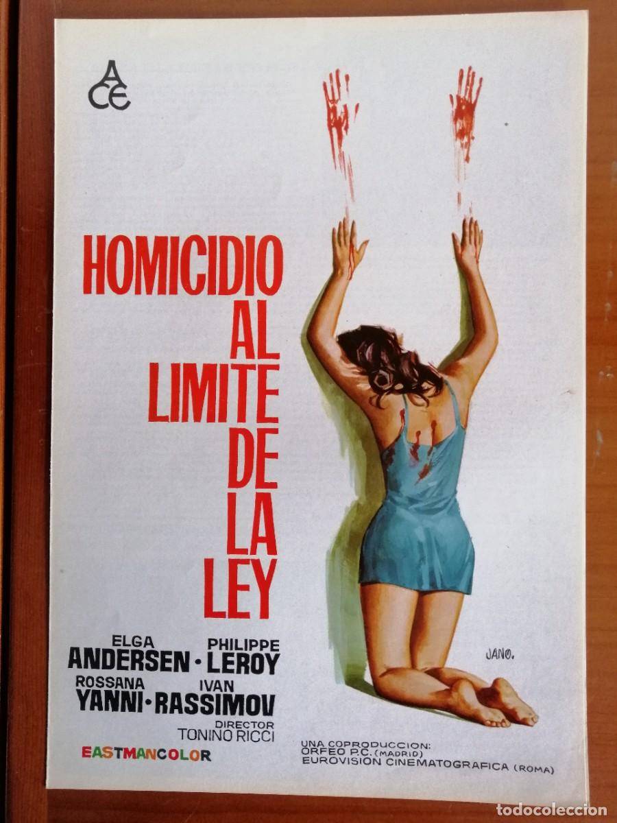 Cinema: G5196 HOMICIDIO AL LIMITE DE LA LEY-DOBLE
