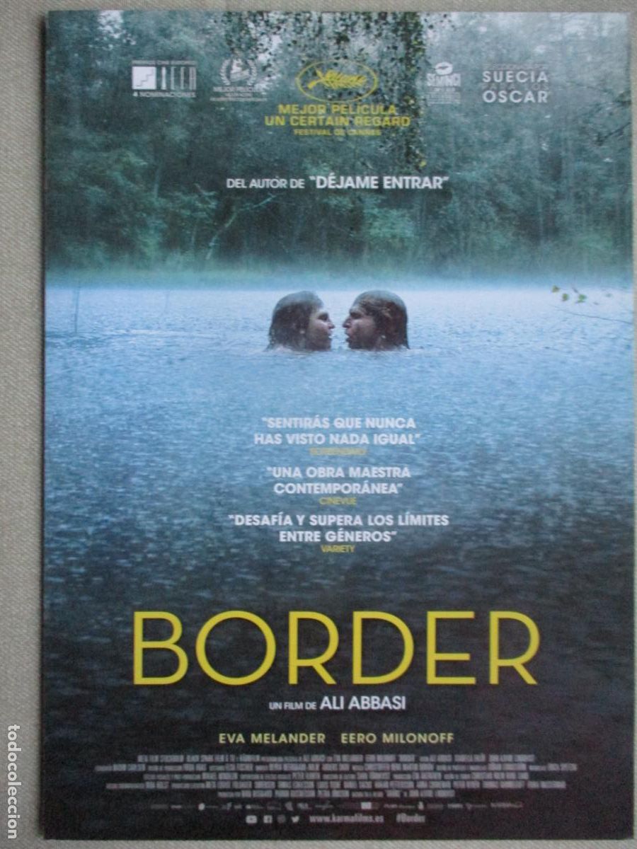 Cinema: BORDER. GUIA ORIGINAL ESTRENO. PEDIDO MINIMO EN GUIAS 10 EUROS.