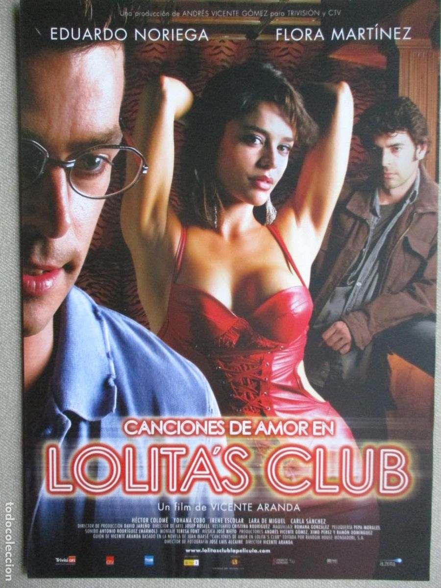 Cine: CANCIONES DE AMOR EN LOLITA'S CLUB. GUIA ORIGINAL ESTRENO. PEDIDO MINIMO EN GUIAS 10 EUROS.