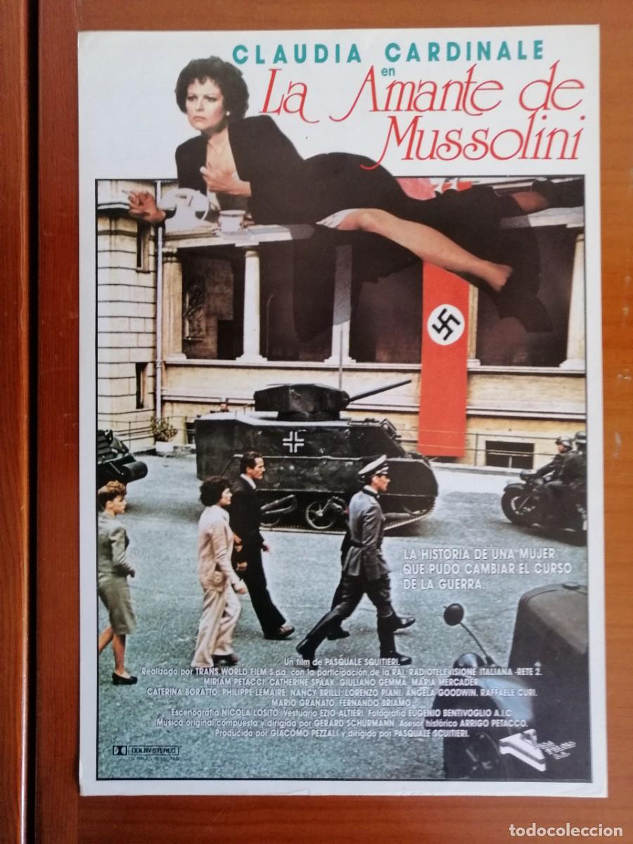 Cin&eacute;ma: G5674 LA AMANTE DE MUSSOLINI-SENCILLO
