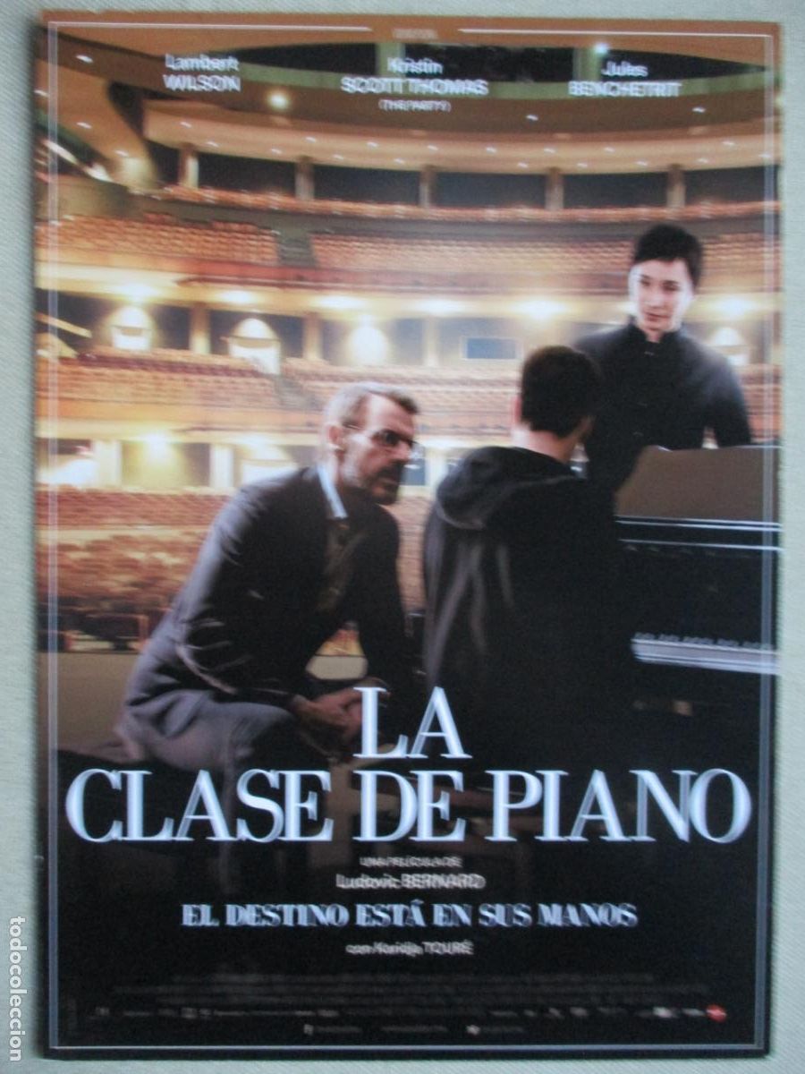 Cine: LA CLASE DE PIANO. GUIA ORIGINAL ESTRENO. PEDIDO MINIMO EN GUIAS 10 EUROS.