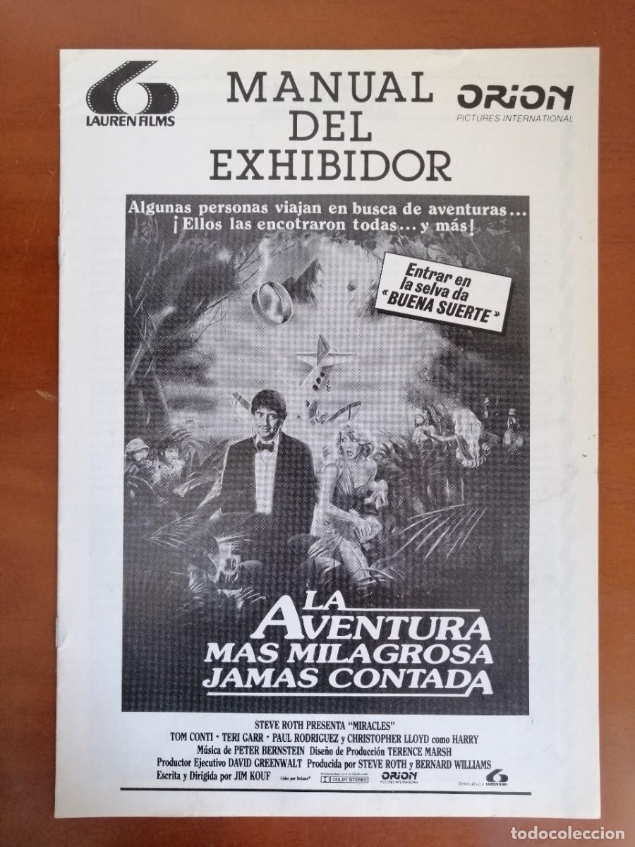Cin&eacute;ma: G5686 LA AVENTURA MAS MILAGROSA JAMAS CONTADA-LIBRO 8 PAGINAS