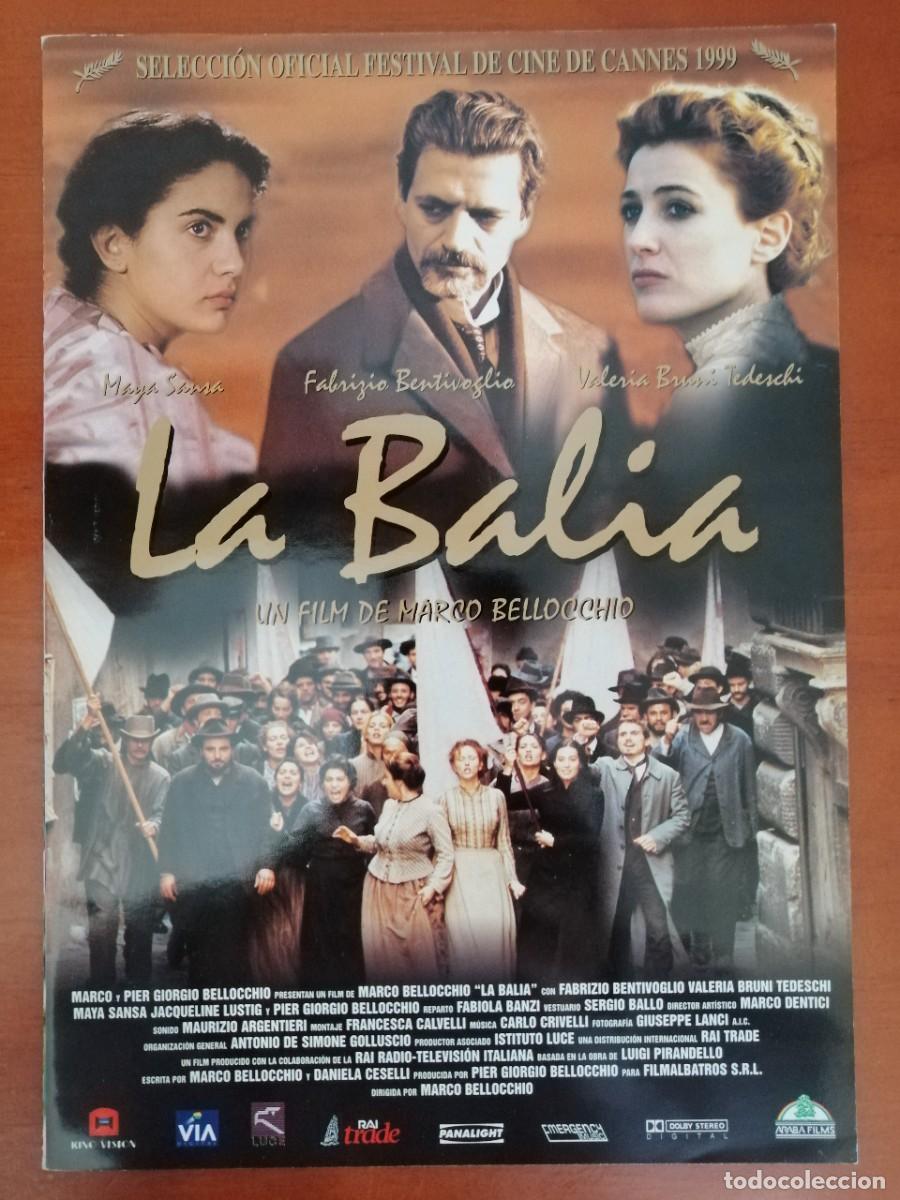 Cin&eacute;ma: G5691 LA BALIA-LIBRO 20 PAGINAS