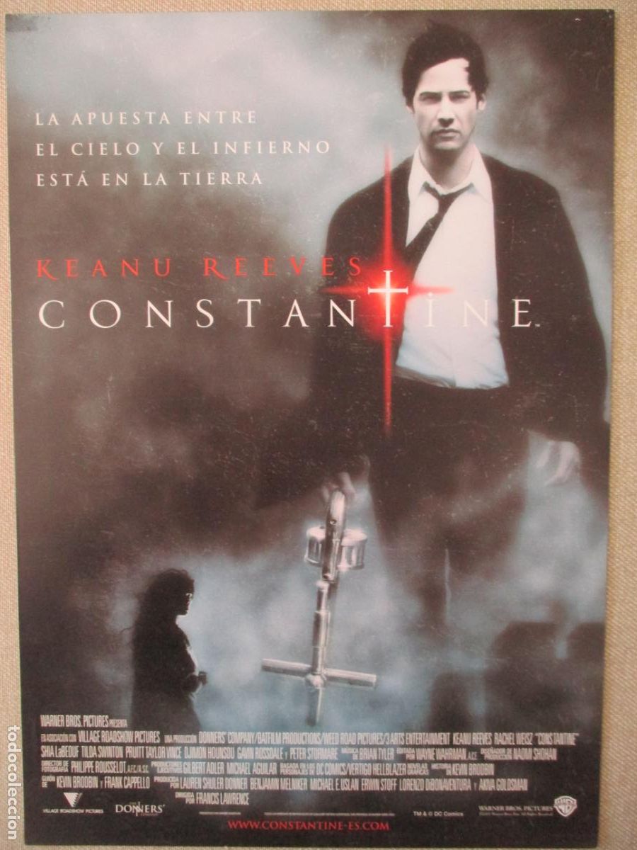Cin&eacute;ma: CONSTANTINE. GUIA ORIGINAL ESTRENO. PEDIDO MINIMO EN GUIAS 10 EUROS.