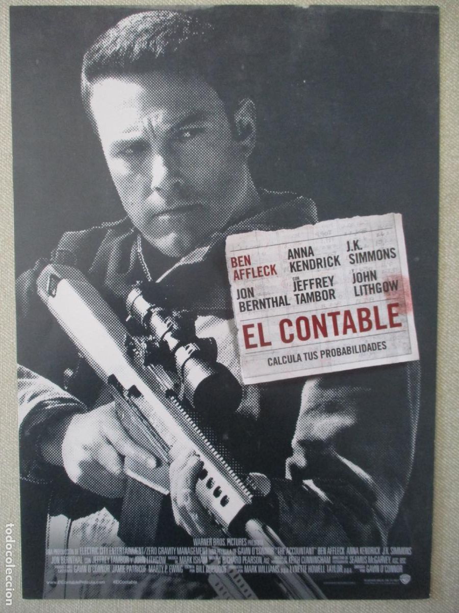 Cine: EL CONTABLE. GUIA ORIGINAL ESTRENO. PEDIDO MINIMO EN GUIAS 10 EUROS.