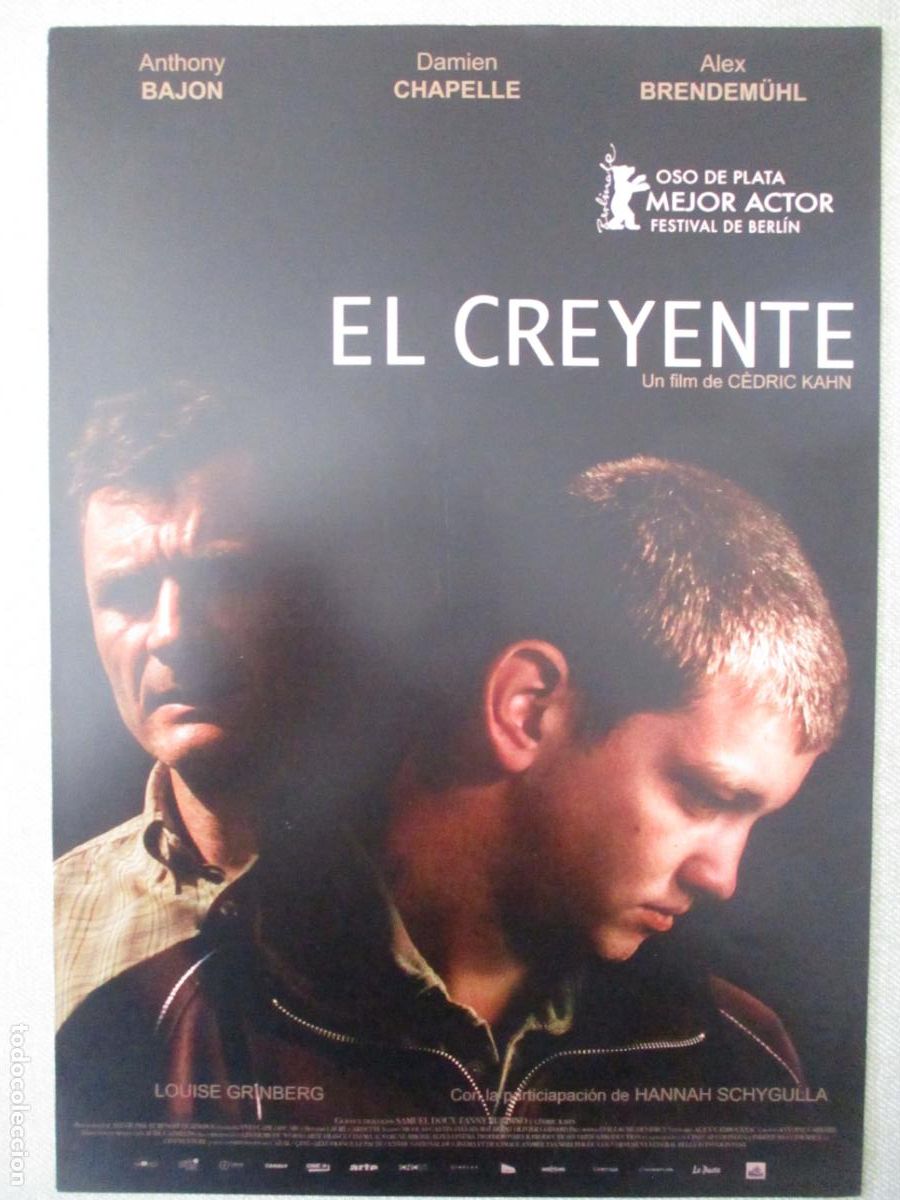Cinema: EL CREYENTE. GUIA ORIGINAL ESTRENO. PEDIDO MINIMO EN GUIAS 10 EUROS.