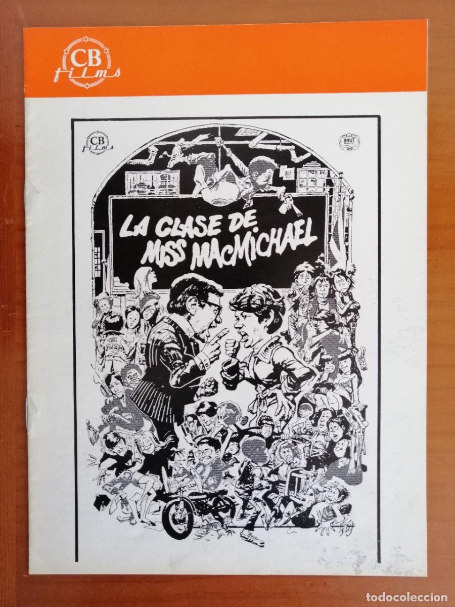 Cinema: G5875 LA CLASE DE MISS MACMICHAEL-LIBRO 8 PAGINAS