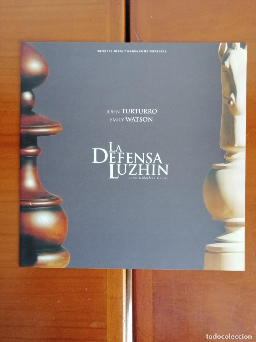 Cin&eacute;ma: G5933 LA DEFENSA LUZHIN-DOBLE