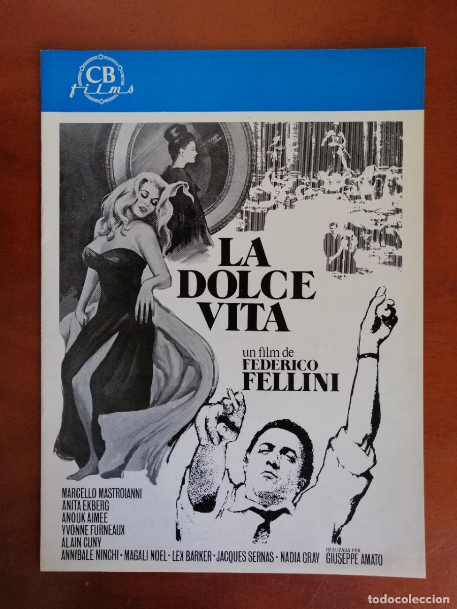 Cin&eacute;ma: G5950 LA DOLCE VITA-LIBRO 8 PAGINAS