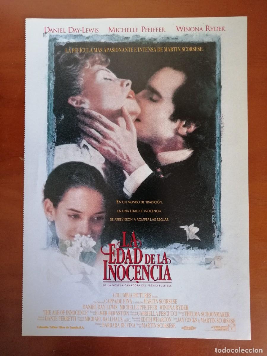 Cine: G5958 LA EDAD DE LA INOCENCIA-SENCILLO