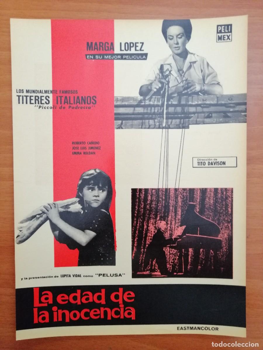 Cine: G5959 LA EDAD DE LA INOCENCIA-SENCILLO