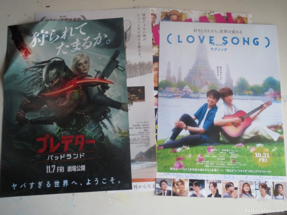 Cine: lote de guias japonesas originales