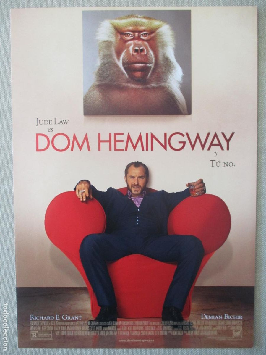 Cine: DOM HEMINGWAY. GUIA ORIGINAL ESTRENO. PEDIDO MINIMO EN GUIAS 10 EUROS.