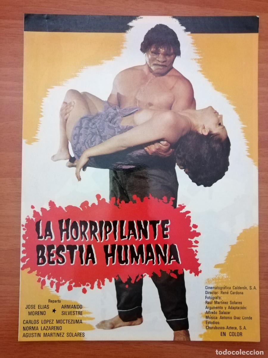 Cine: G6155 LA HORRIPILANTE BESTIA HUMANA-DOBLE