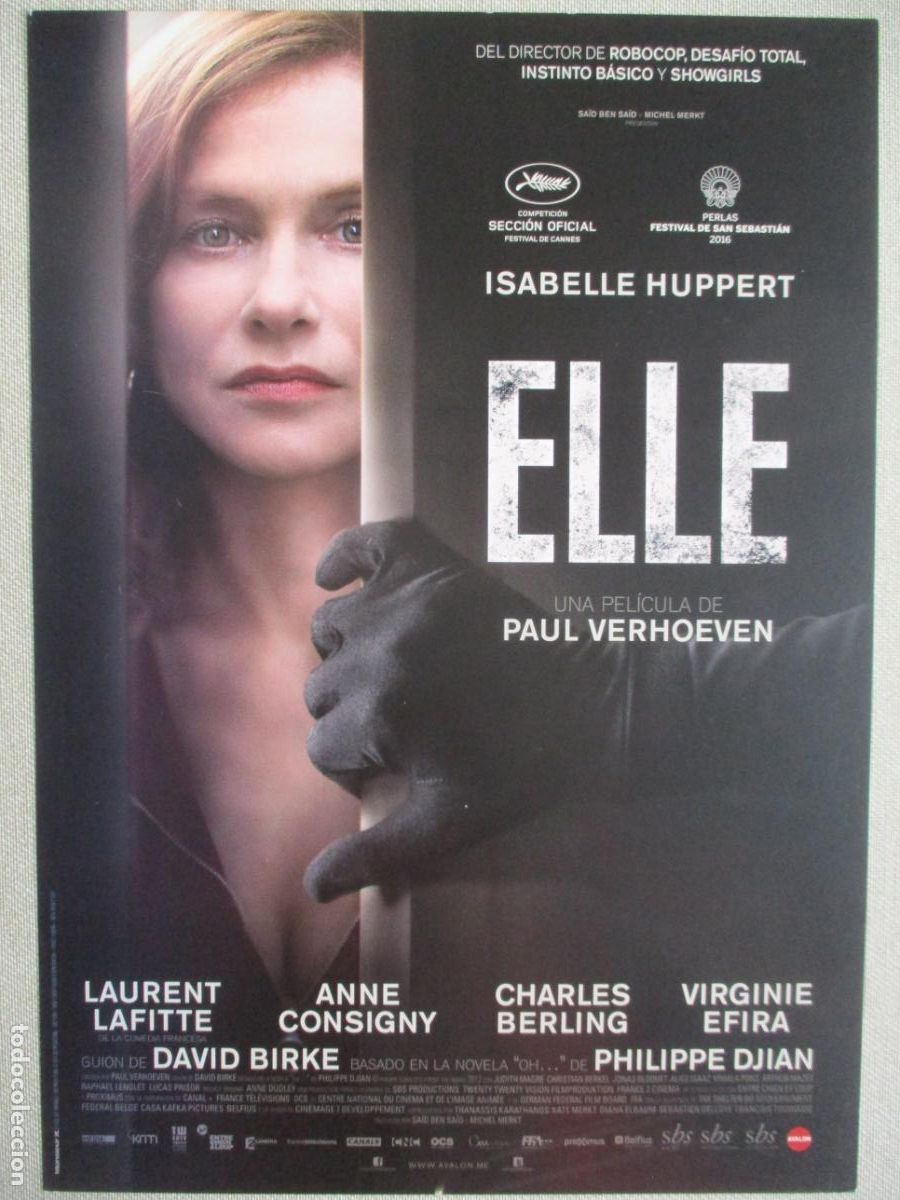 Cinema: ELLE. GUIA ORIGINAL ESTRENO. PEDIDO MINIMO EN GUIAS 10 EUROS.