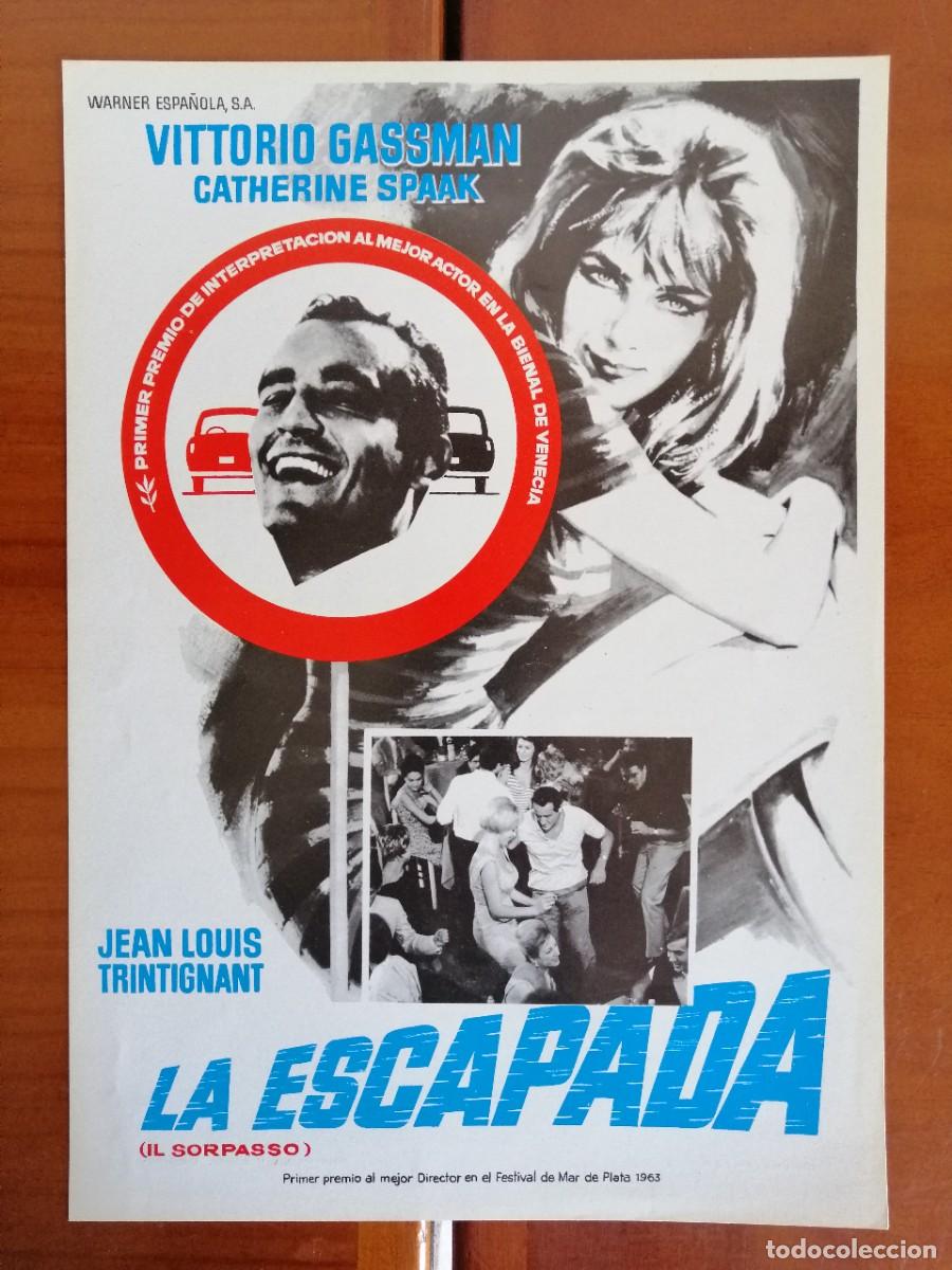 Cine: G5972 LA ESCAPADA (IL SORPASSO)-SENCILLO