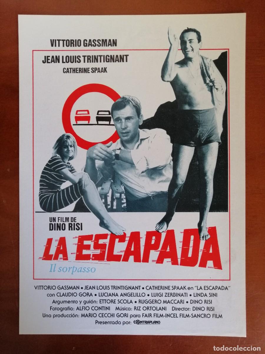 Cine: G5973 LA ESCAPADA (IL SORPASSO)-SENCILLO