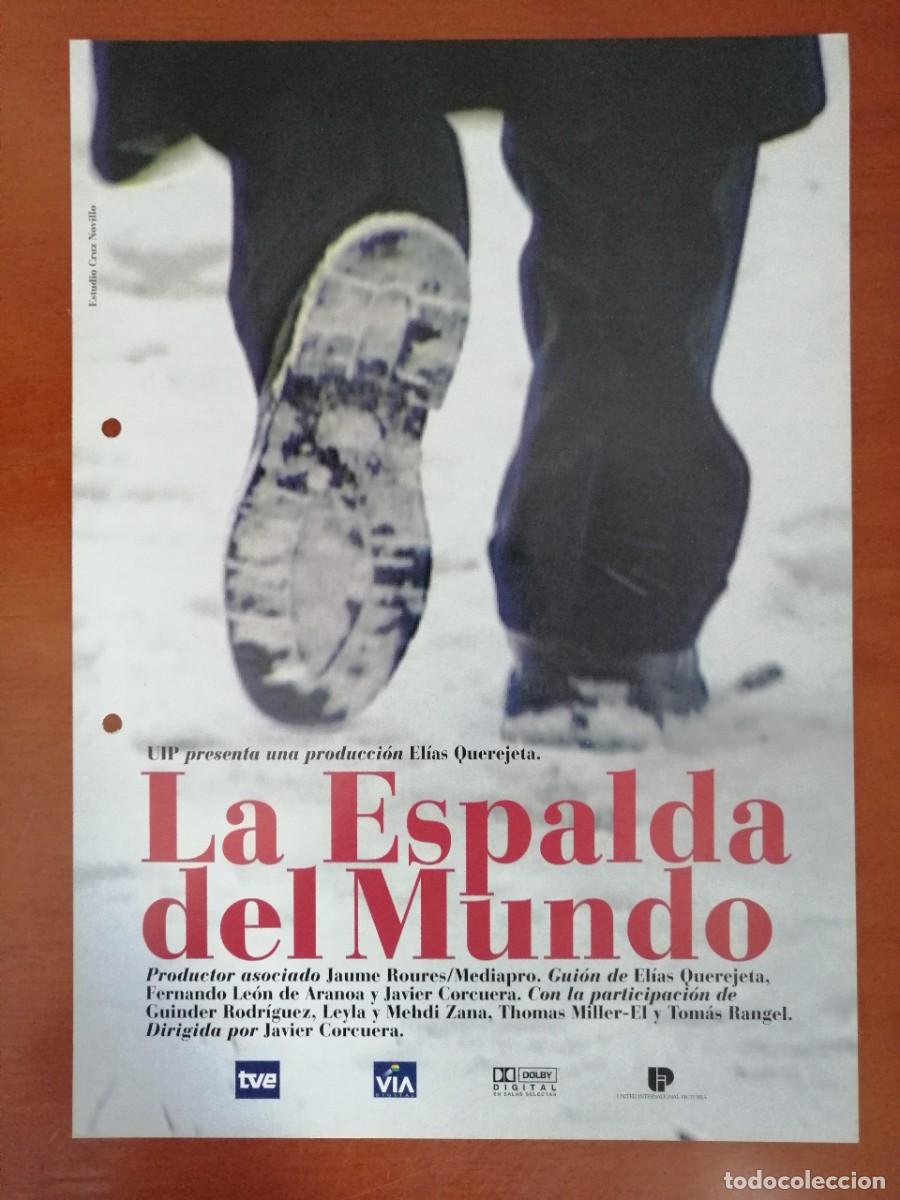Cine: G5987 LA ESPALDA DEL MUNDO-SENCILLO