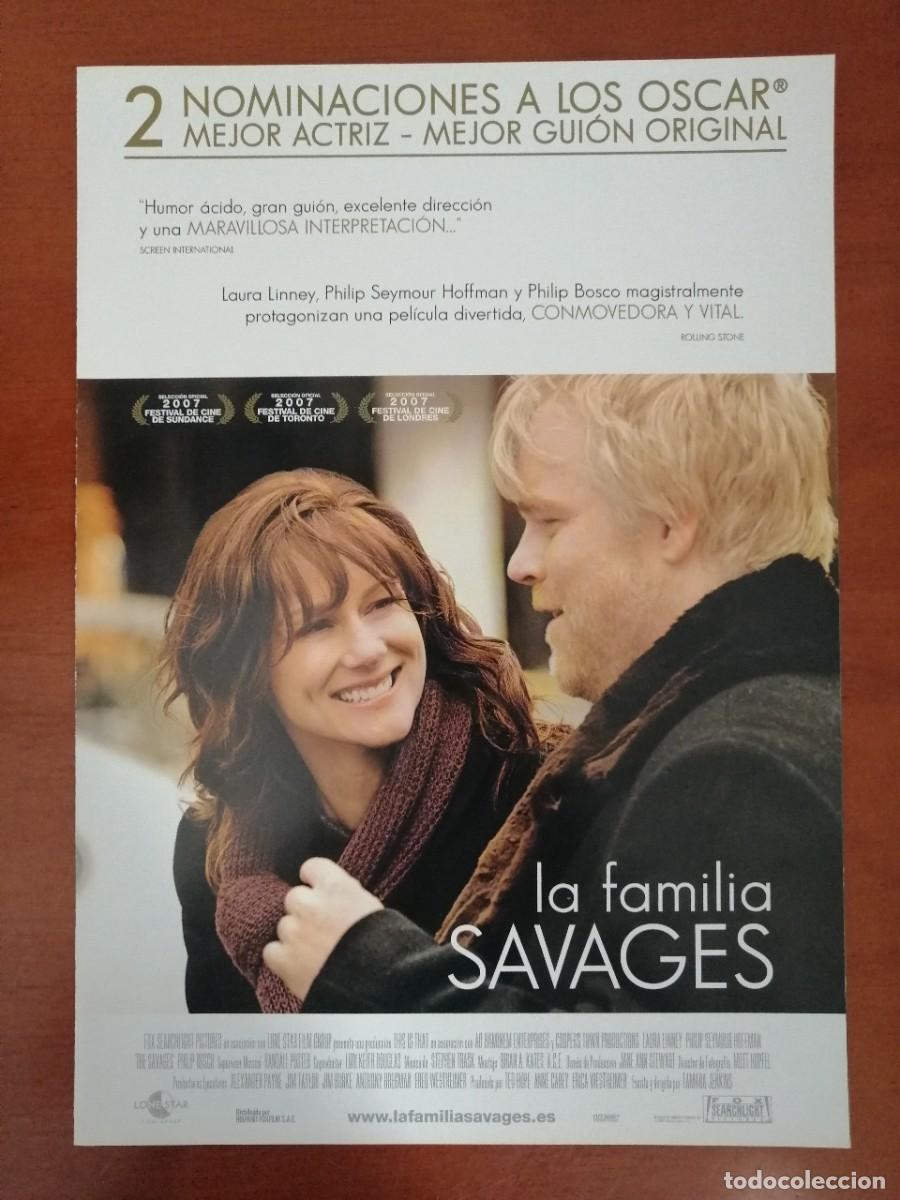 Cine: G6009 LA FAMILIA SAVAGES-DOBLE