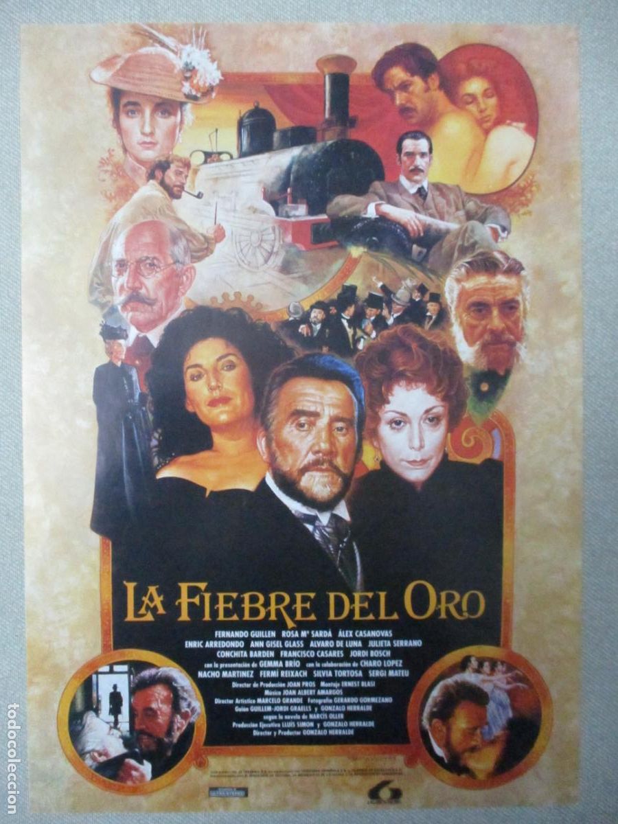Cine: LA FIEBRE DEL ORO. GUIA ORIGINAL ESTRENO. PEDIDO MINIMO EN GUIAS 10 EUROS.
