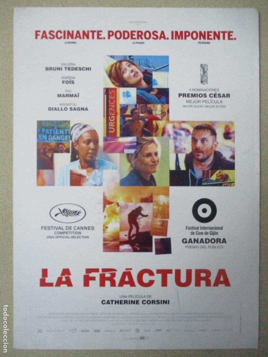 Cinema: LA FRACTURA. GUIA ORIGINAL ESTRENO. PEDIDO MINIMO EN GUIAS 10 EUROS.