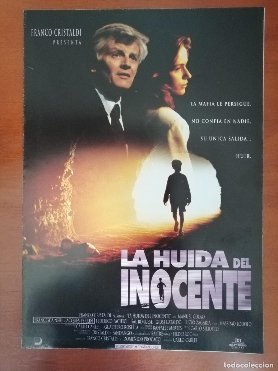 Cine: G6161 LA HUIDA DEL INOCENTE-DOBLE