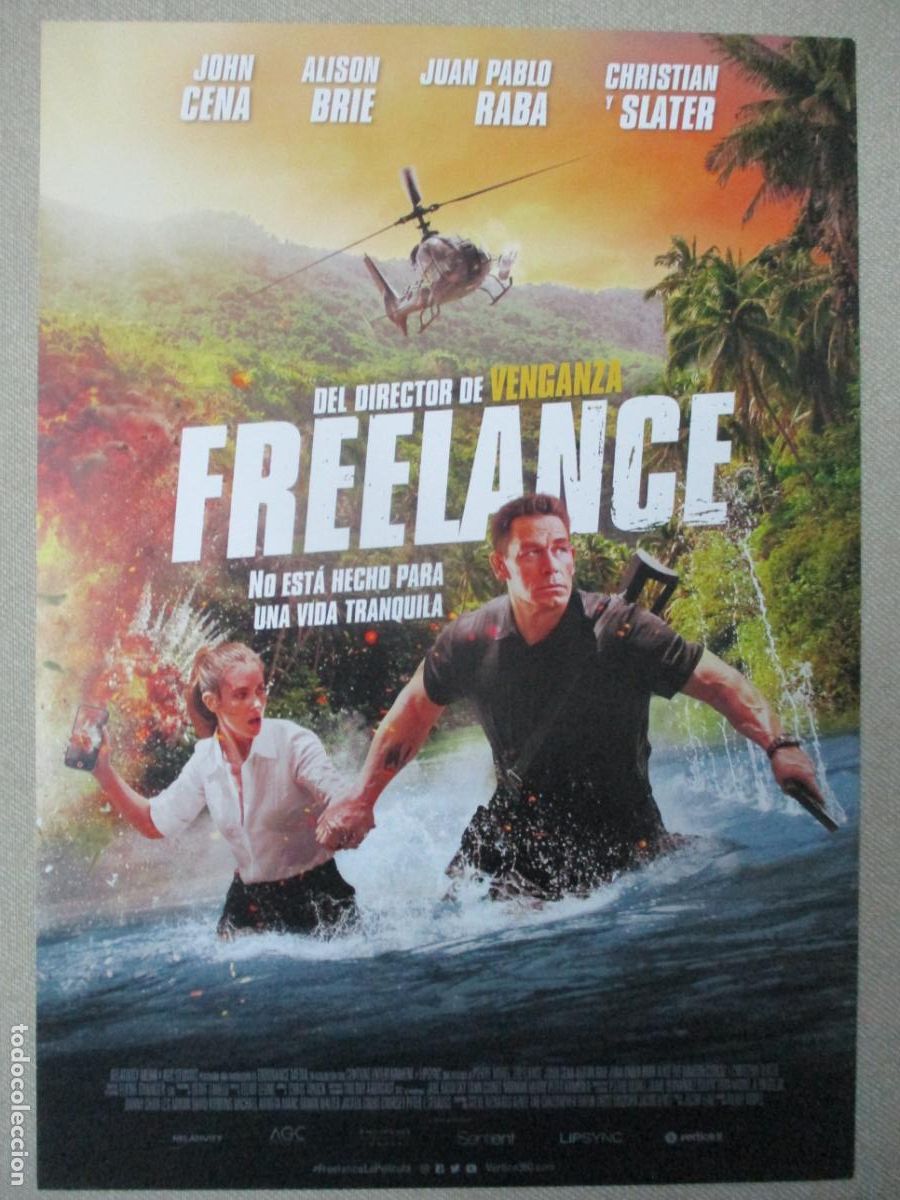 Cinema: FREELANCE. GUIA ORIGINAL ESTRENO. PEDIDO MINIMO EN GUIAS 10 EUROS.
