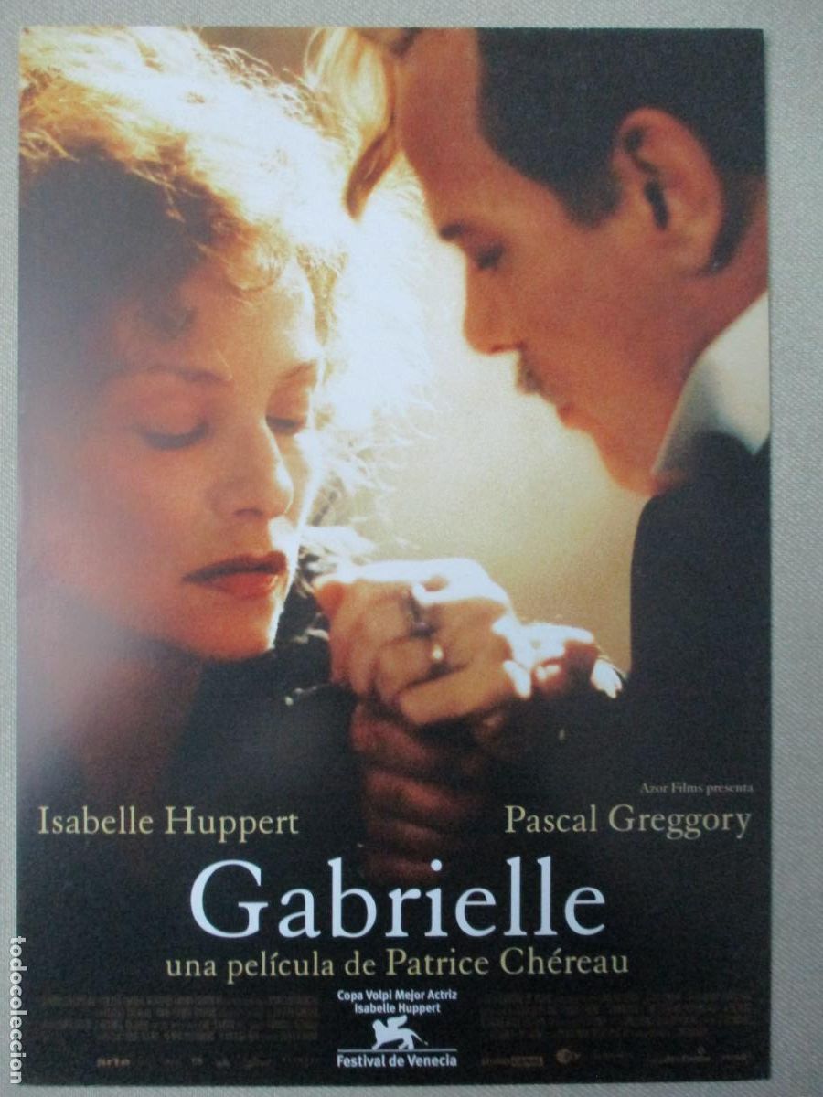 Cinema: GABRIELLE. GUIA ORIGINAL ESTRENO. PEDIDO MINIMO EN GUIAS 10 EUROS.