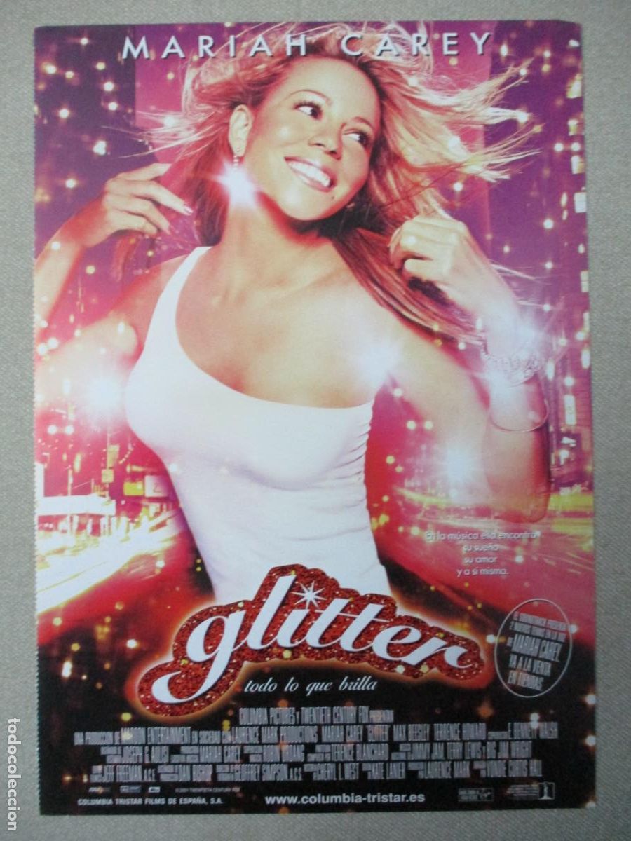 Cine: GLITTER. GUIA ORIGINAL ESTRENO. PEDIDO MINIMO EN GUIAS 10 EUROS.