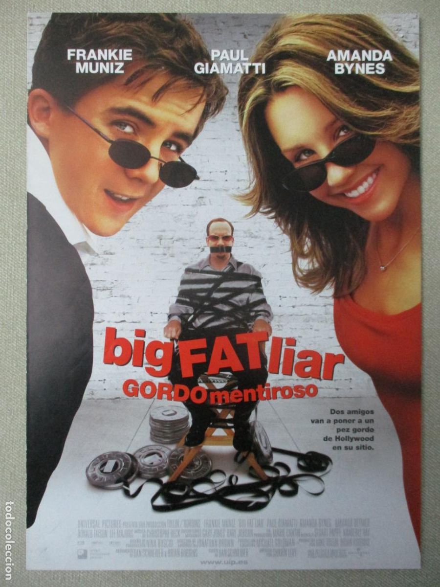 Cinema: GORDO MENTIROSO. GUIA ORIGINAL ESTRENO. PEDIDO MINIMO EN GUIAS 10 EUROS.