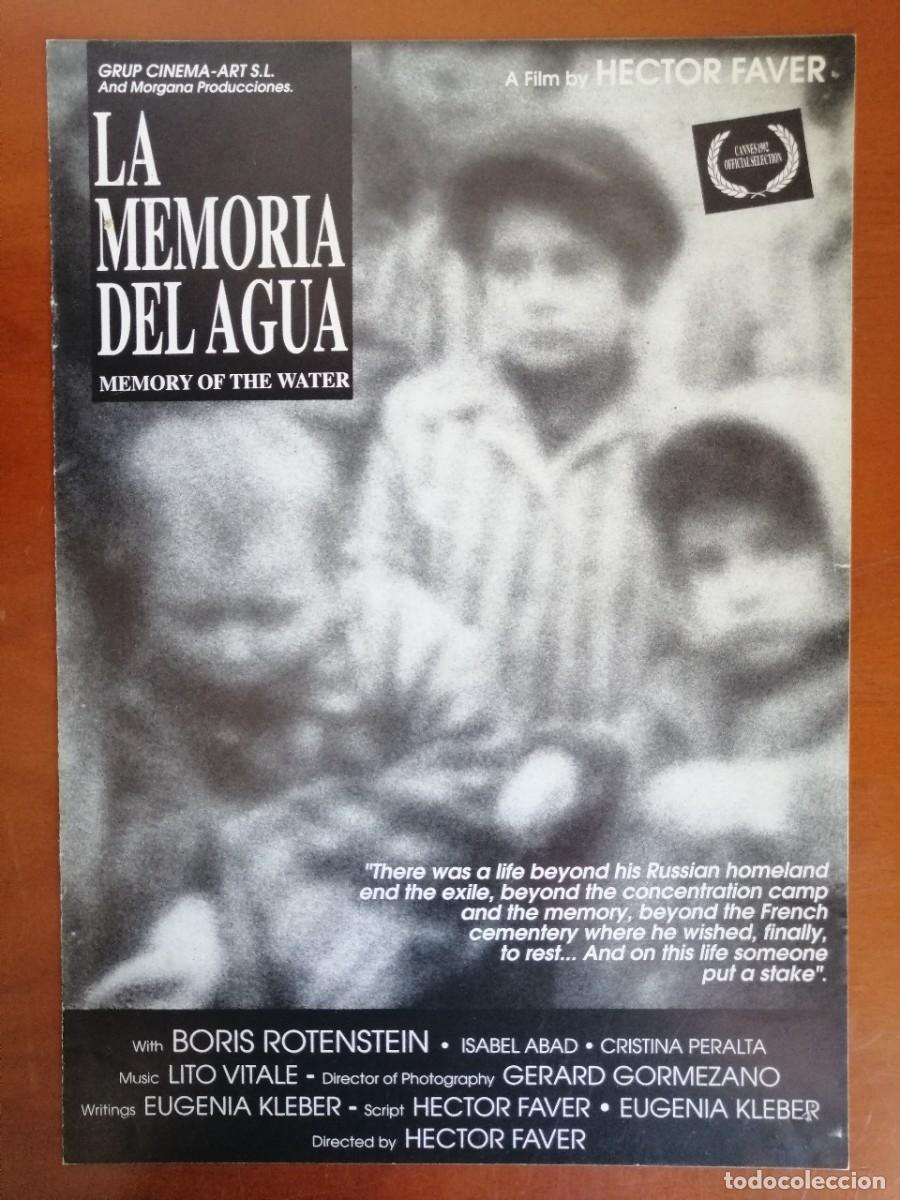 Cinema: G6363 LA MEMORIA DEL AGUA (MEMORY OF THE WATER)-DOBLE
