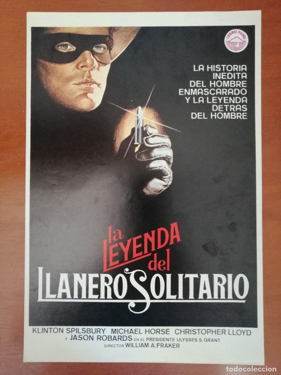 Cinema: G6244 LA LEYENDA DEL LLANERO SOLITARIO-SENCILLO