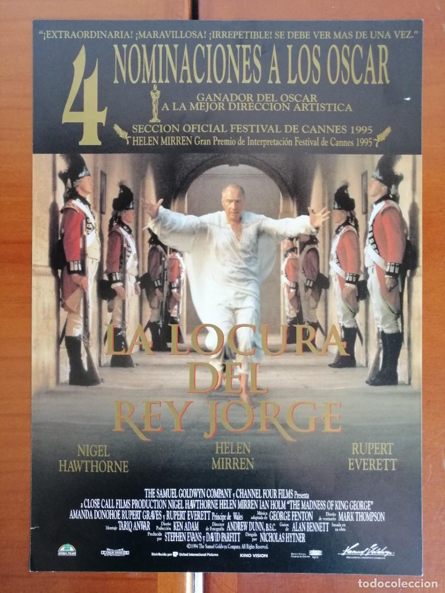 Kino: G6279 LA LOCURA DEL REY JORGE-SENCILLO